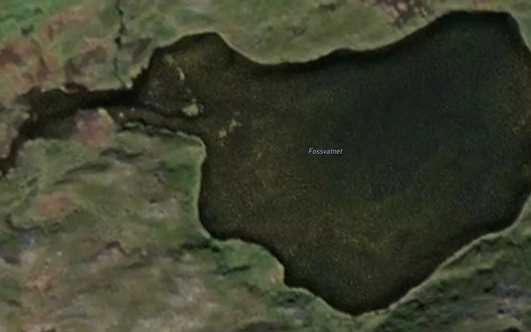 Satellite map of the Fossvatnet