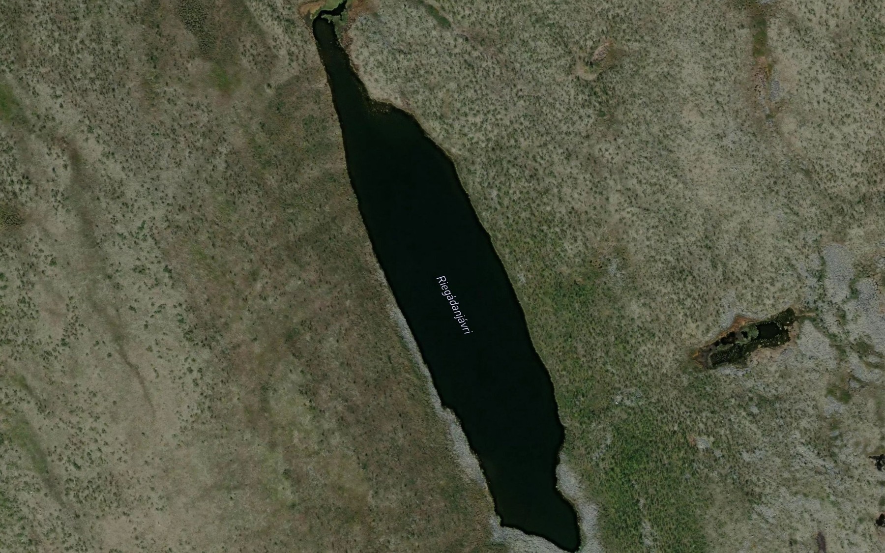 Satellite map of the Riegadanjavri