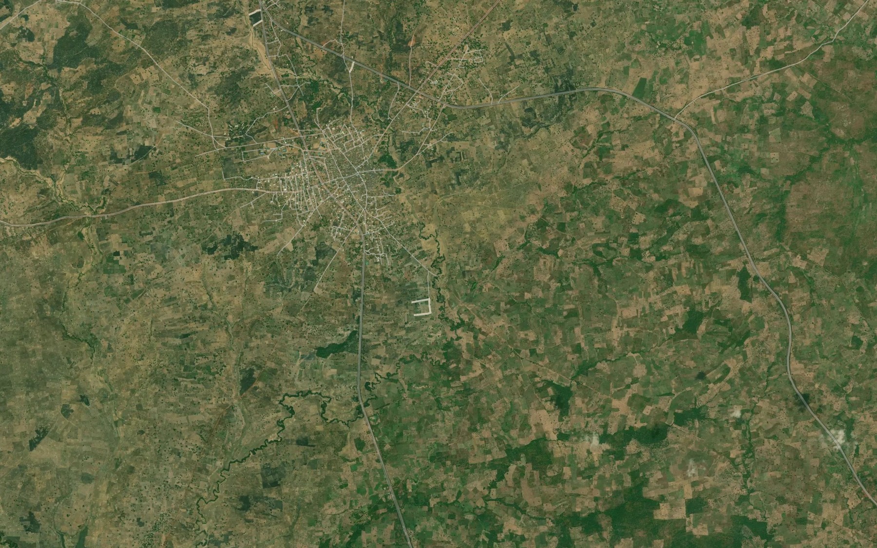 Satellite map of the River Mugaiki