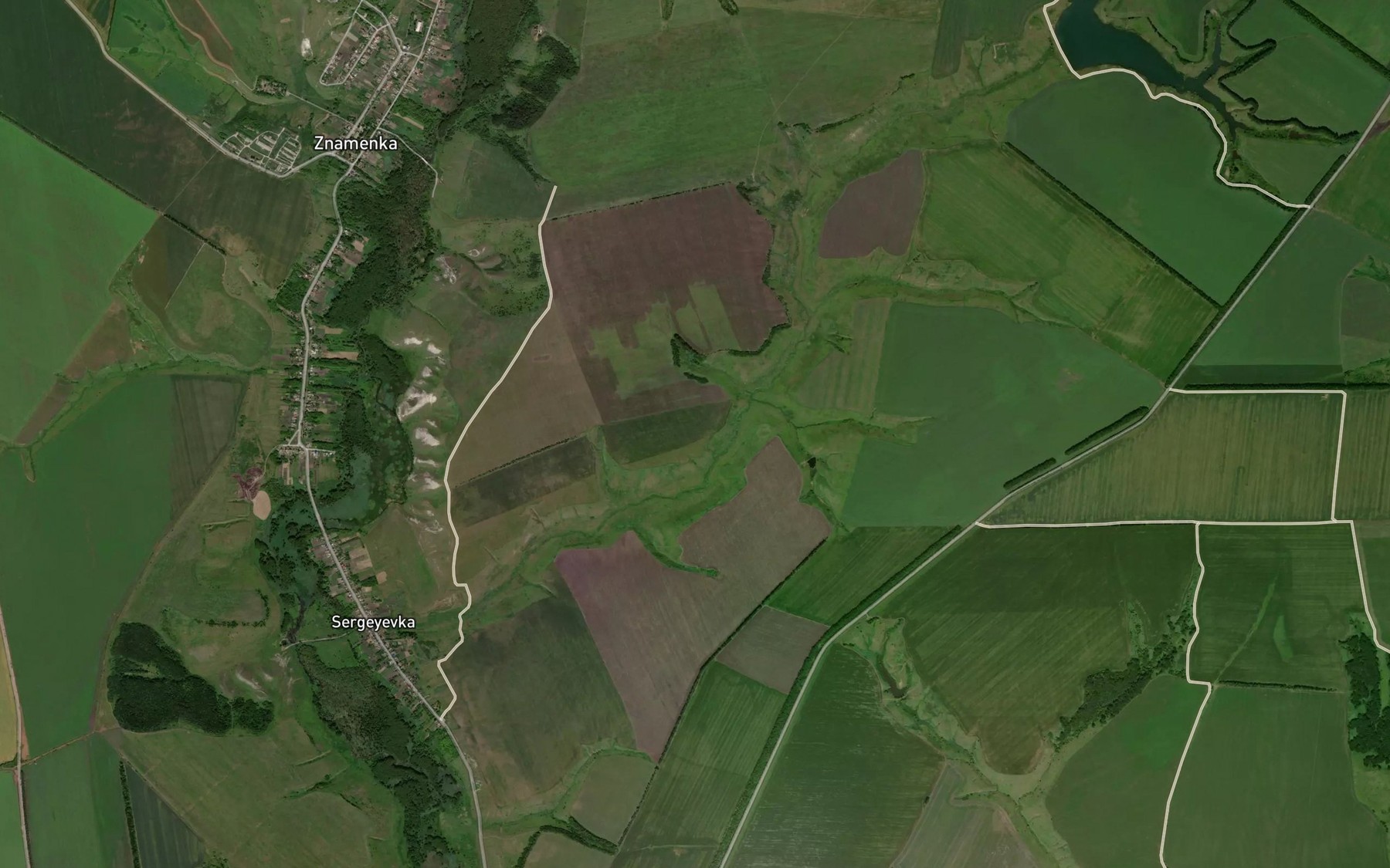 Satellite map of the Balka Zapol'naya