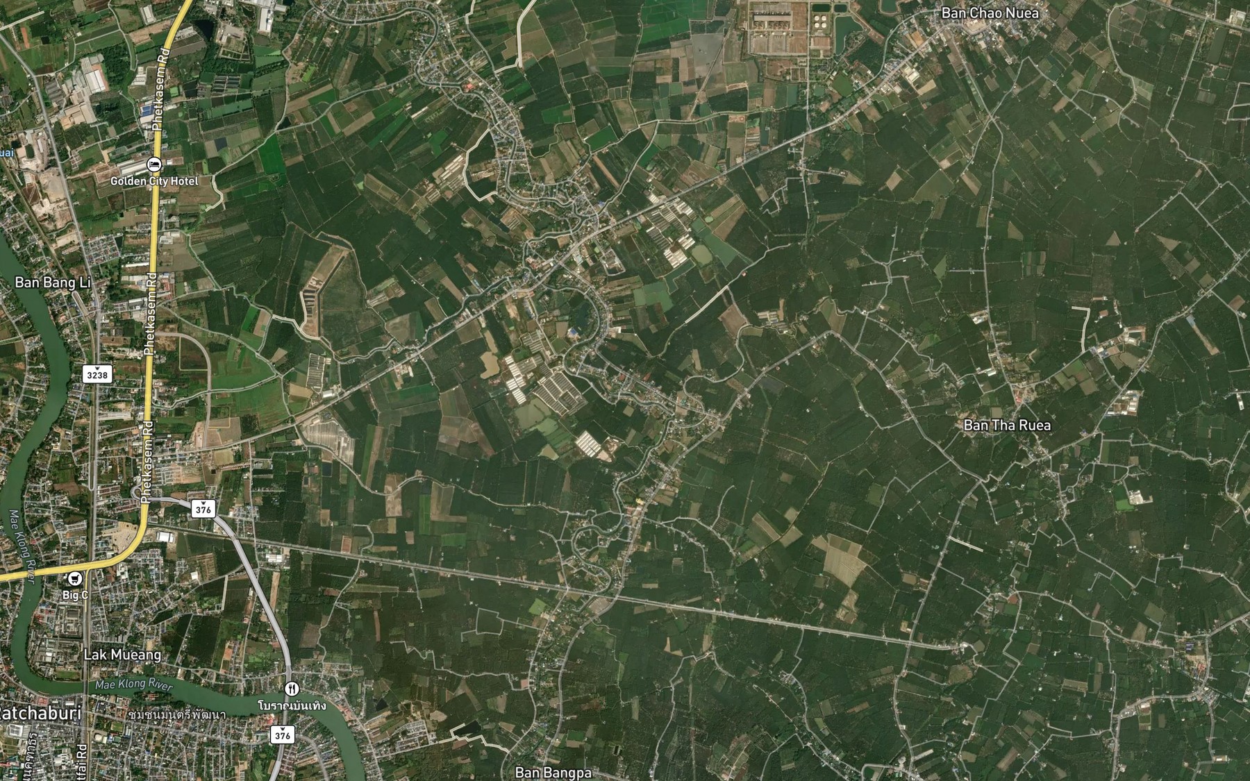 Satellite map of the Lam Rang Chik