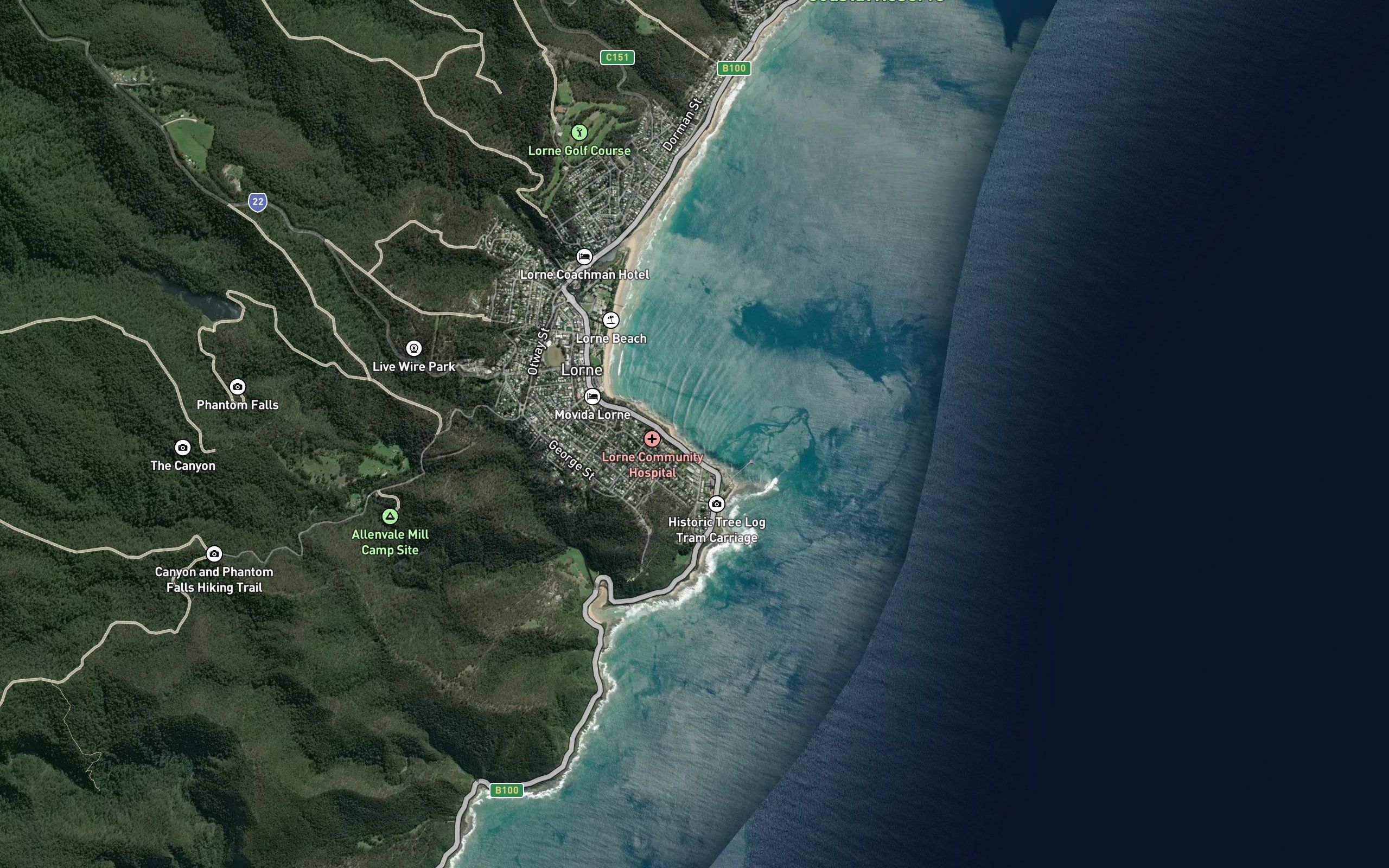 Lorne Artillery Rocks