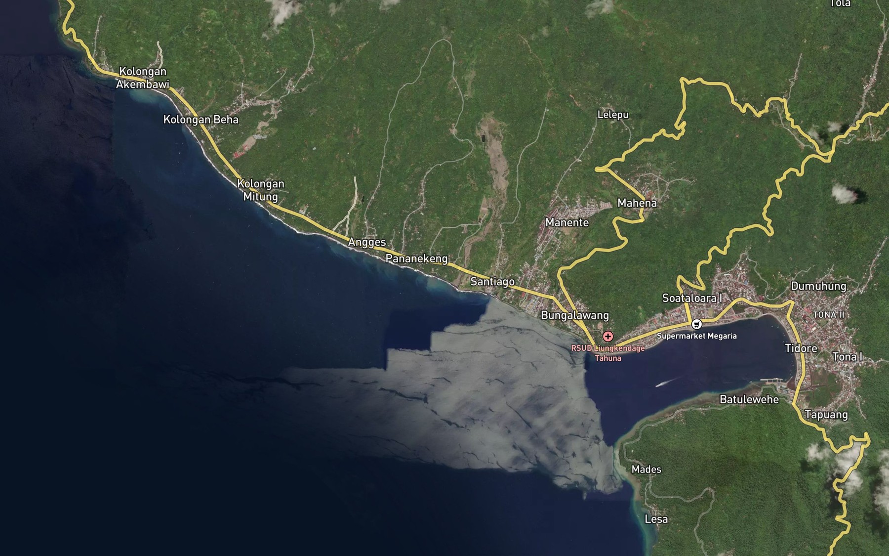 Satellite map of the Salu Malapintu