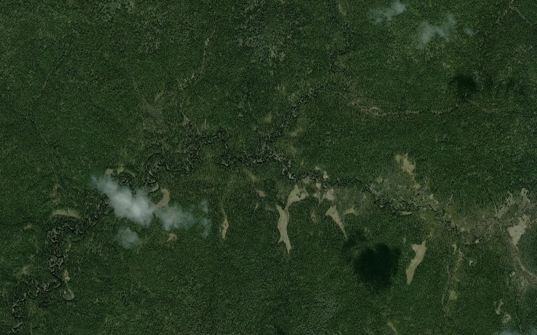Satellite map of the Chernyy