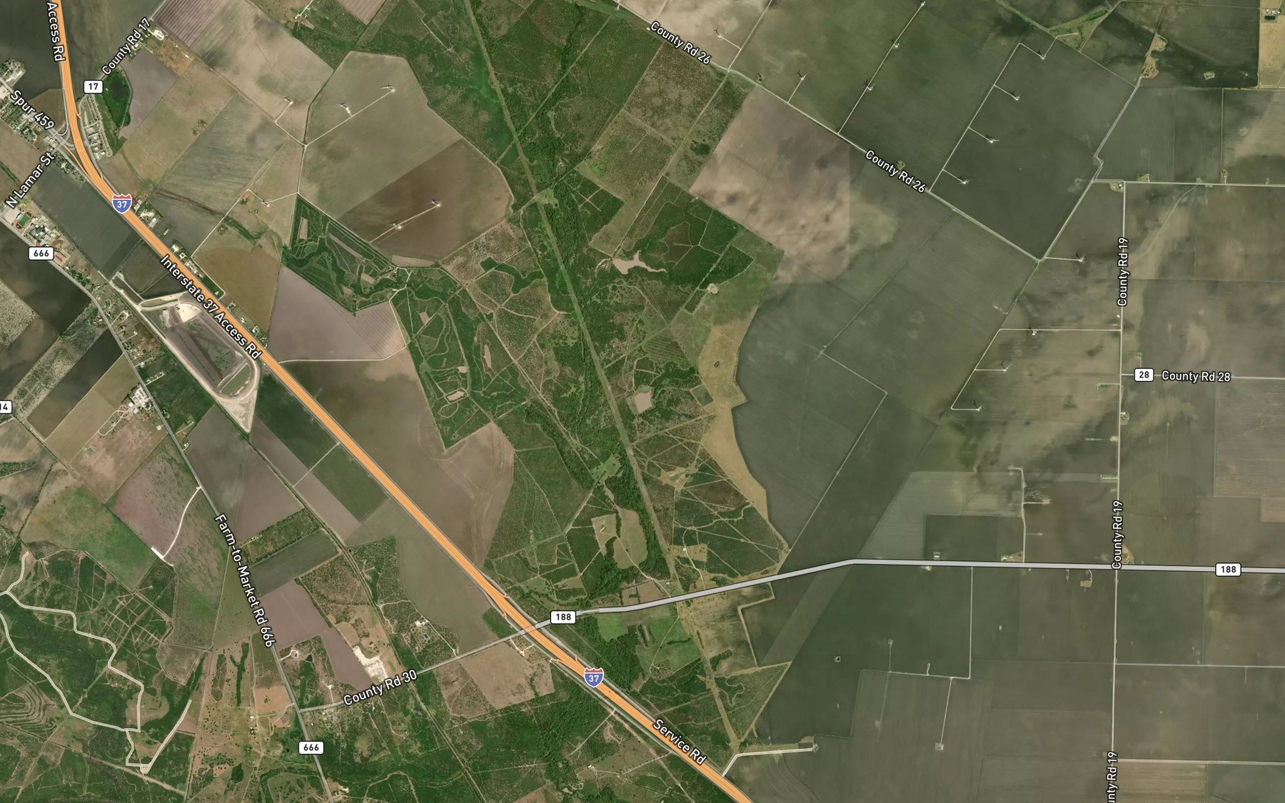 Satellite map of the Old Lake