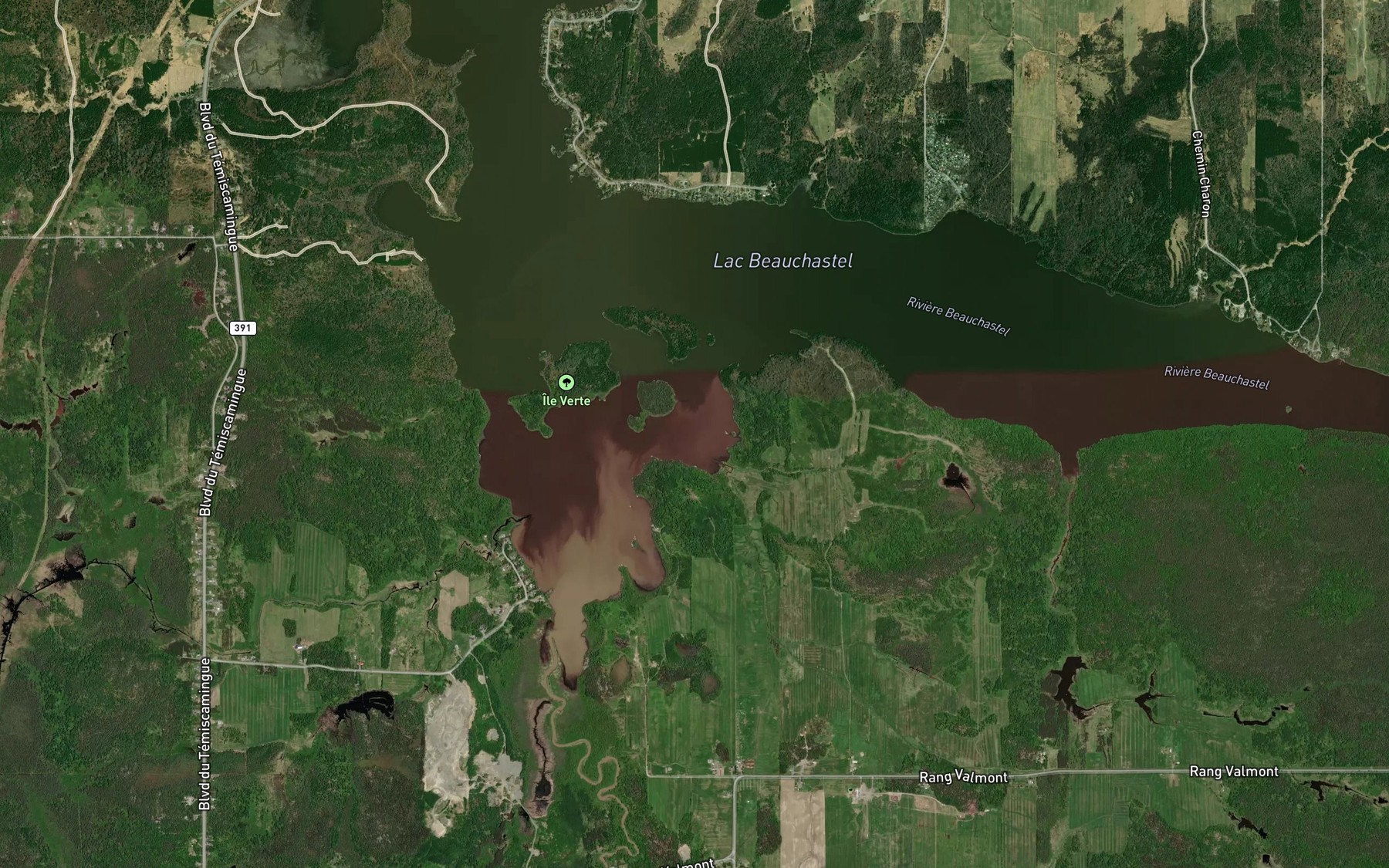 Satellite map of the Baie du Prospecteur