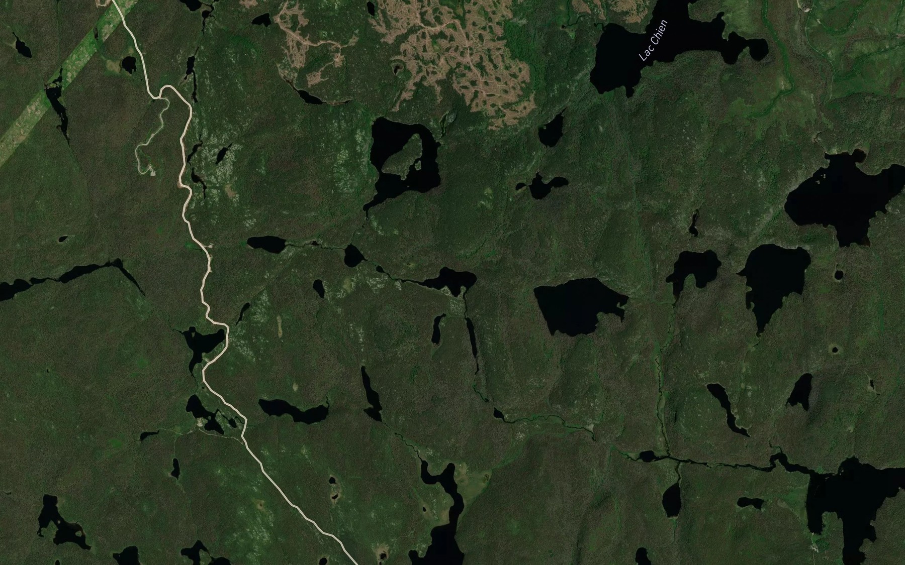 Satellite map of the Lac du Nenuphar