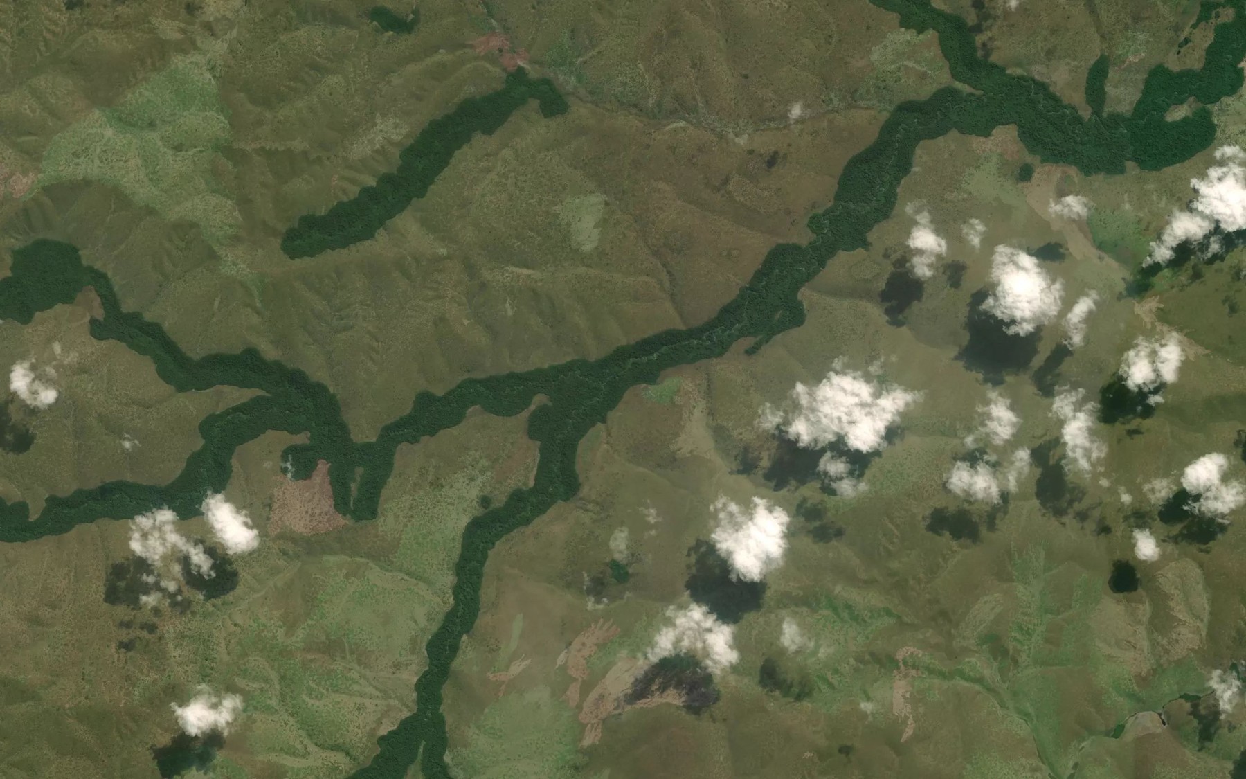 Satellite map of the Mitete
