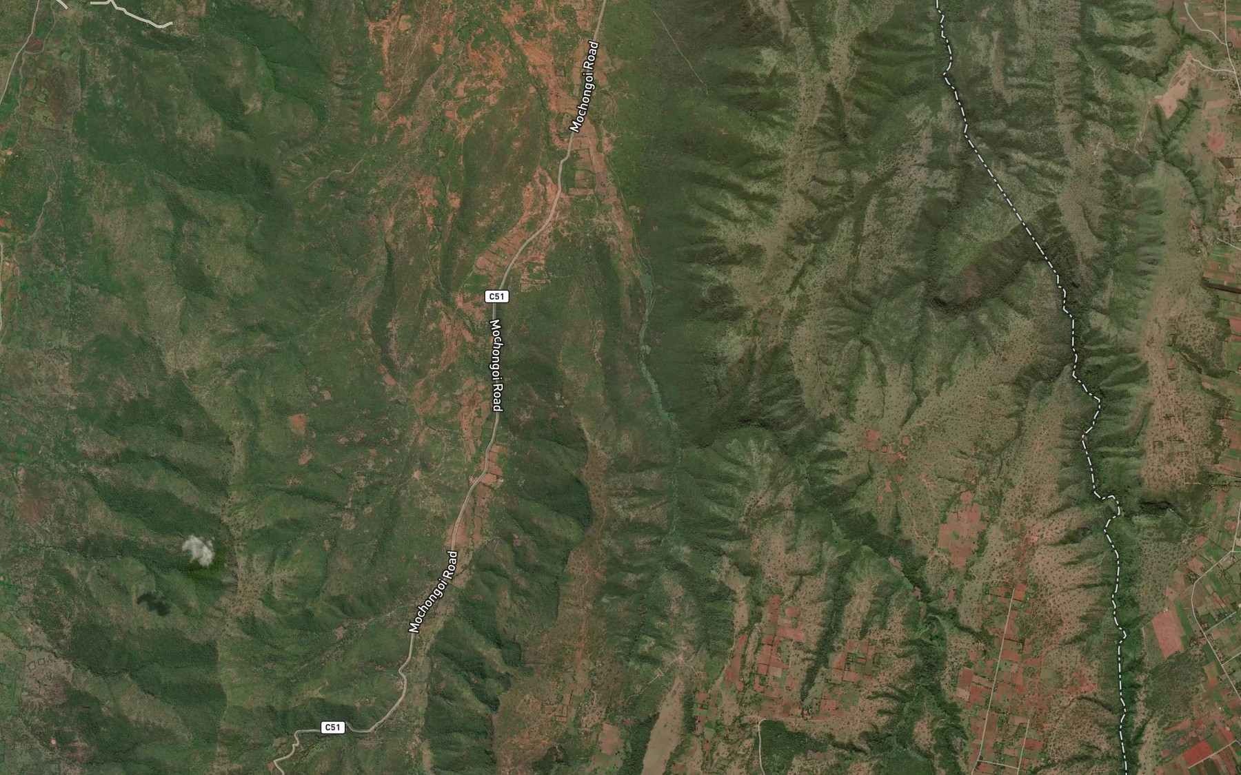 Satellite map of the Lomaiwe