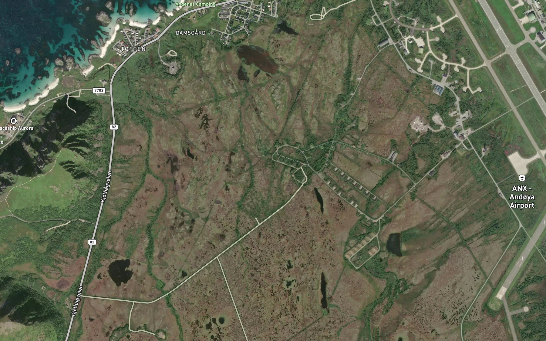 Satellite map of the Steffabekken