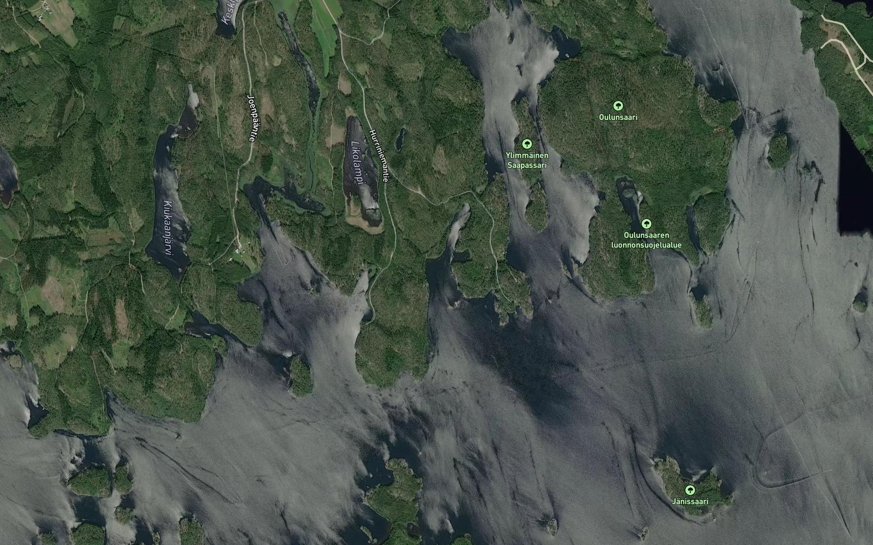 Satellite map of the Poytalahti