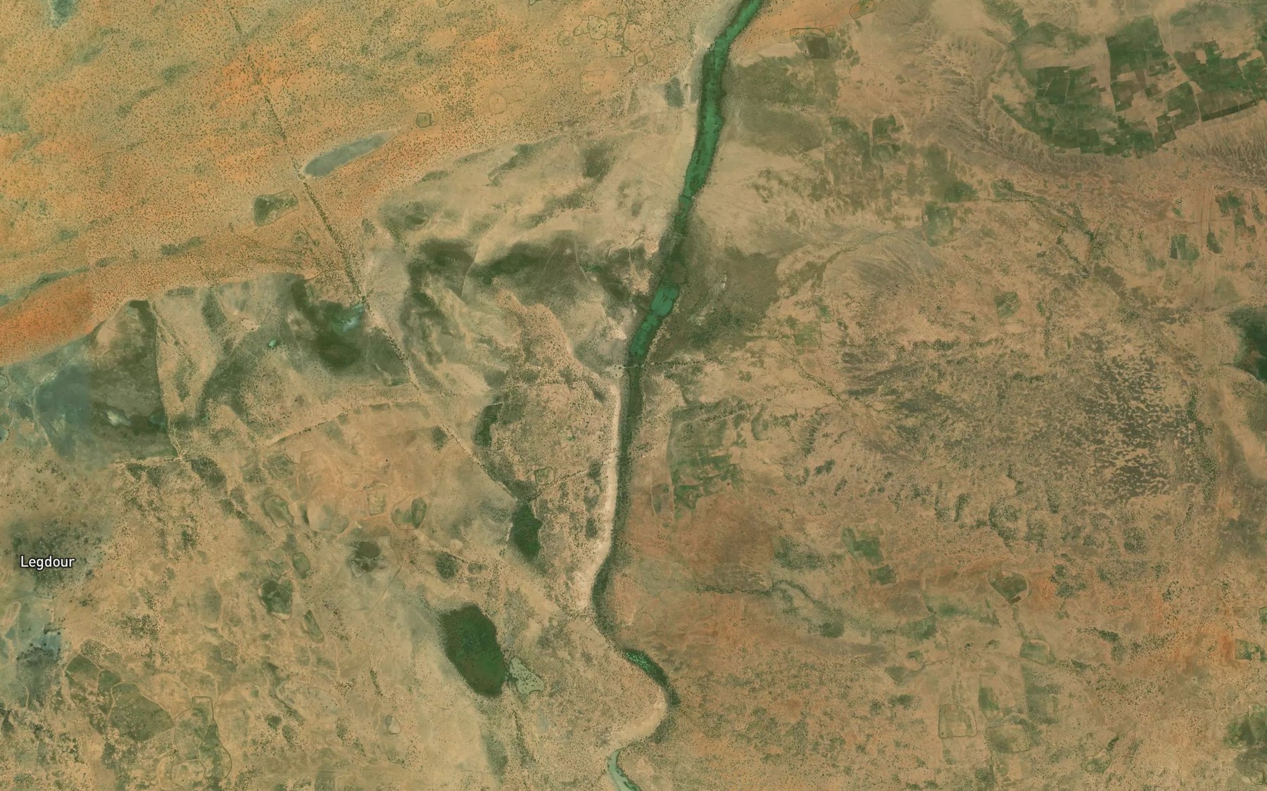 Satellite map of the Ain Chouamat