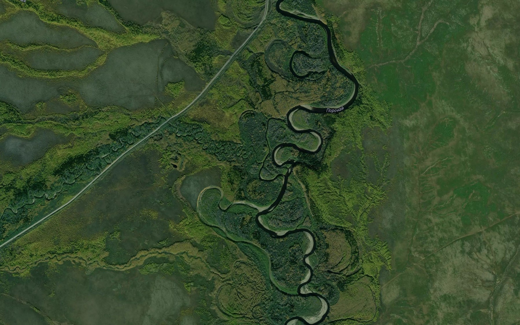 Satellite map of the Pobedinka
