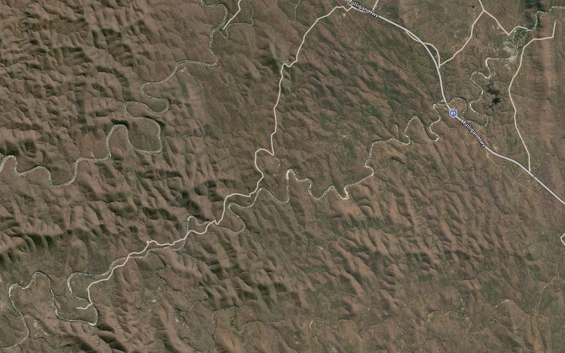 Satellite map of the Spring Creek