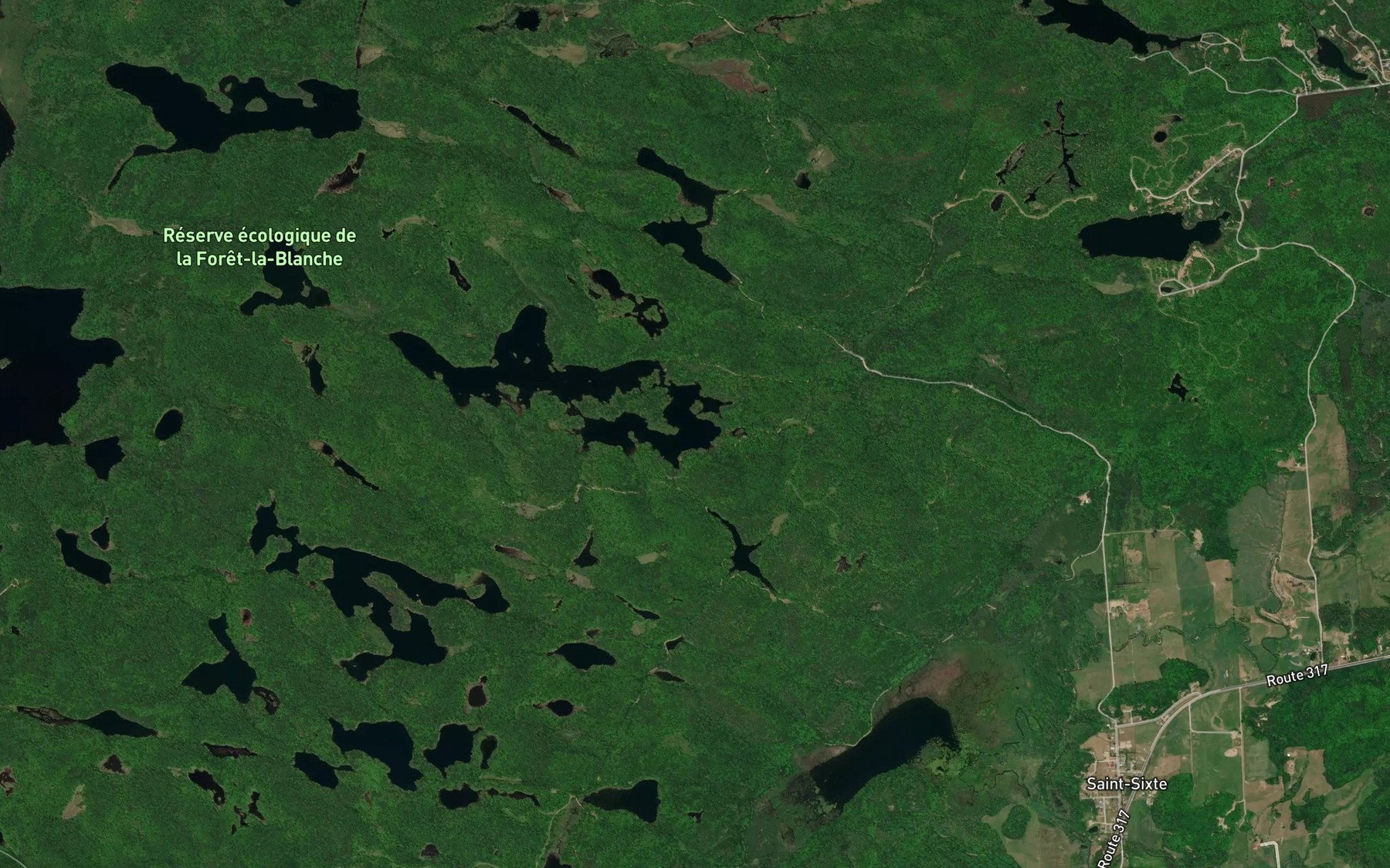 Satellite map of the Lac Plough