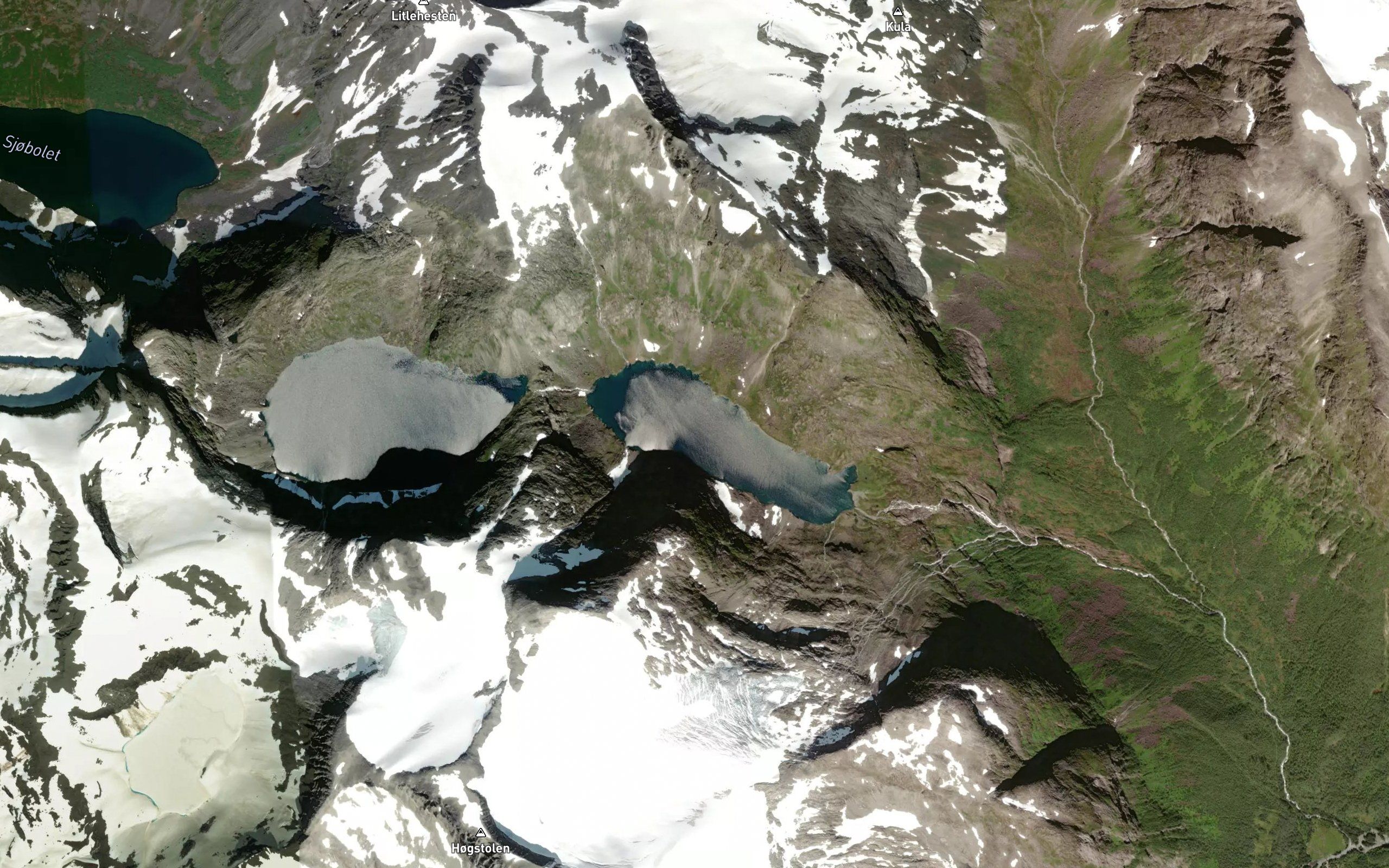 Berilldalsvatnet,heimste