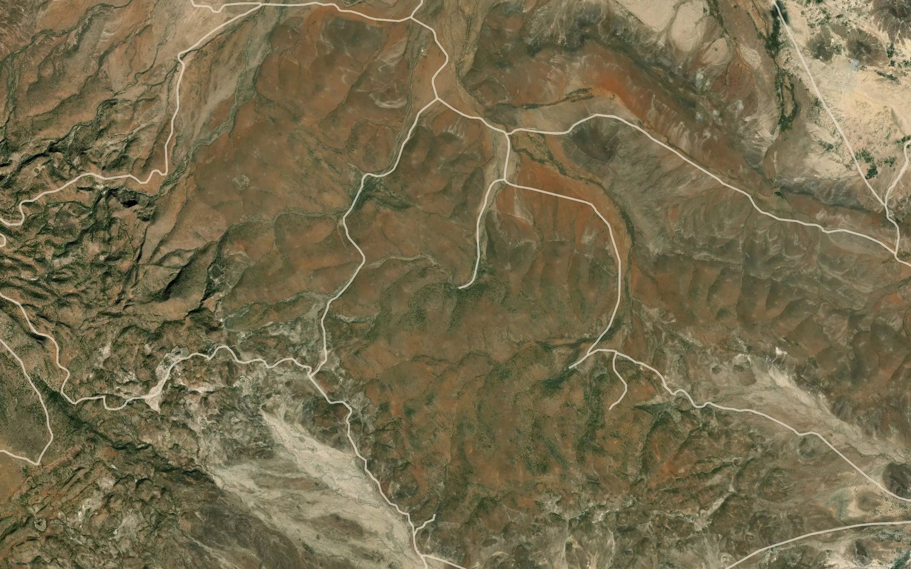 Satellite map of the Adobe Springs
