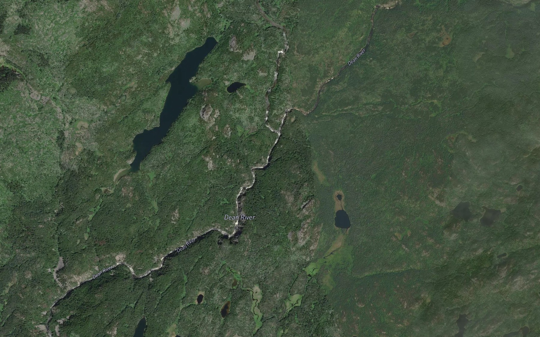 Satellite map of the Iltasyuko River