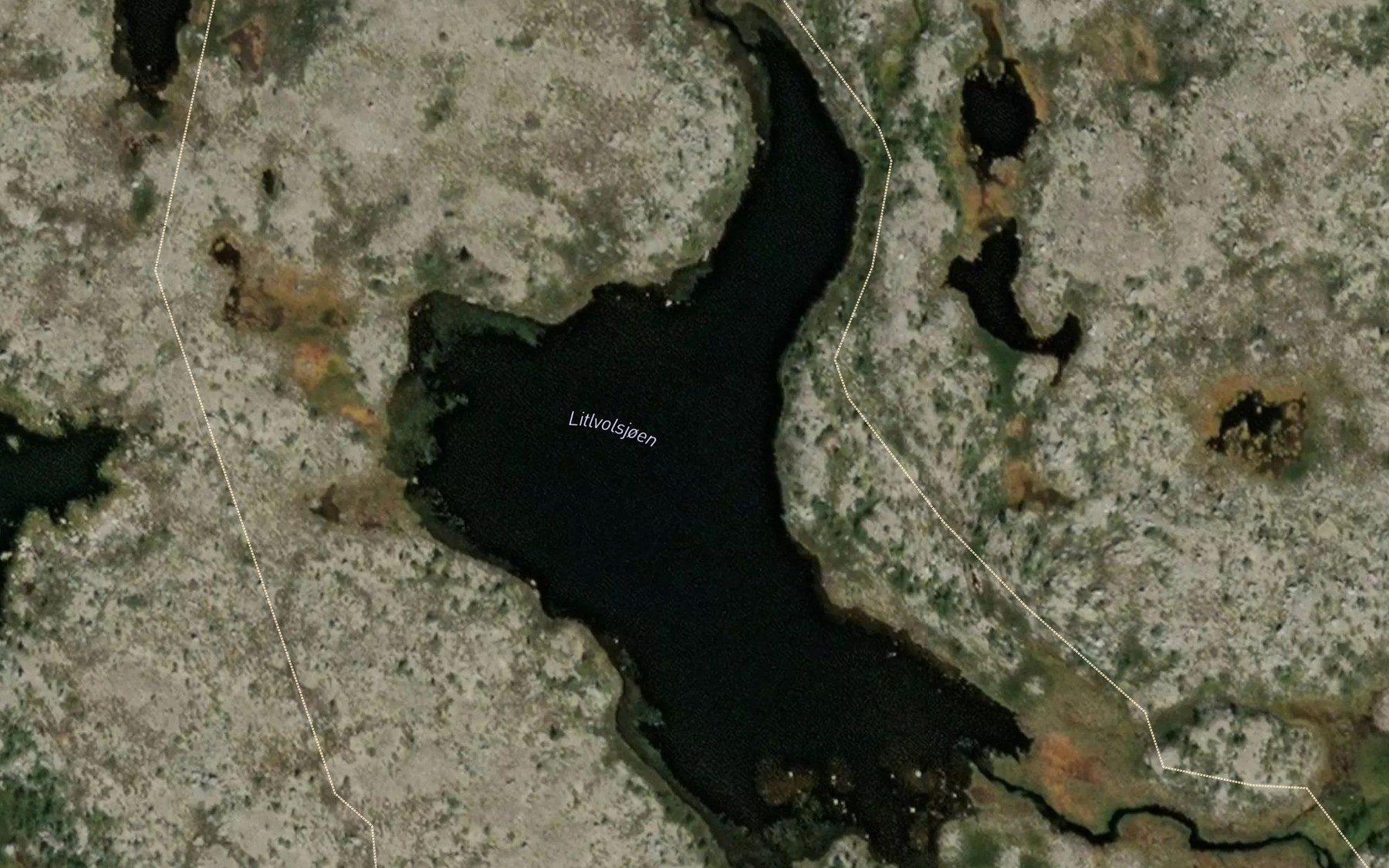 Satellite map of the Litlvolsjoen