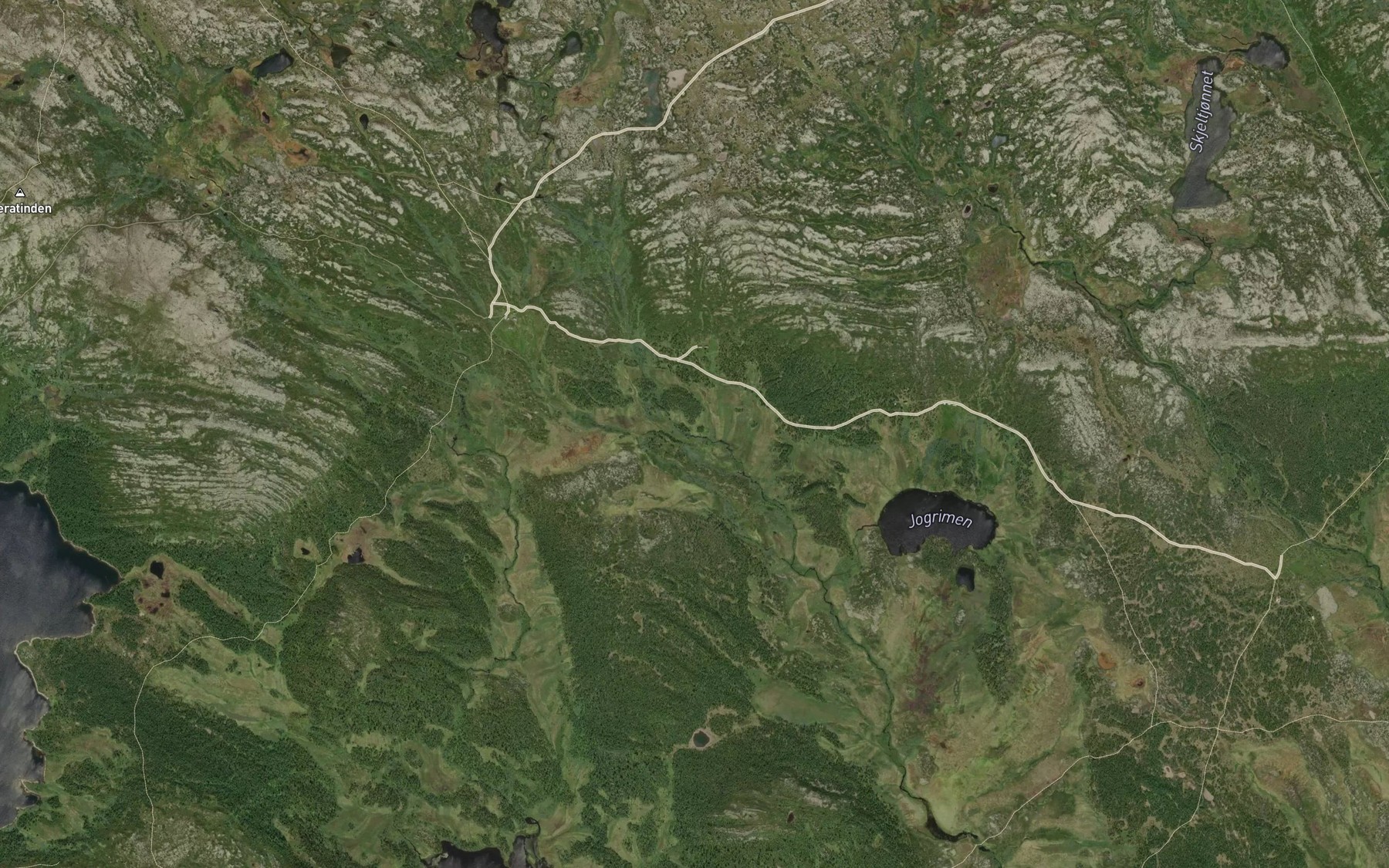 Satellite map of the Titterbekken
