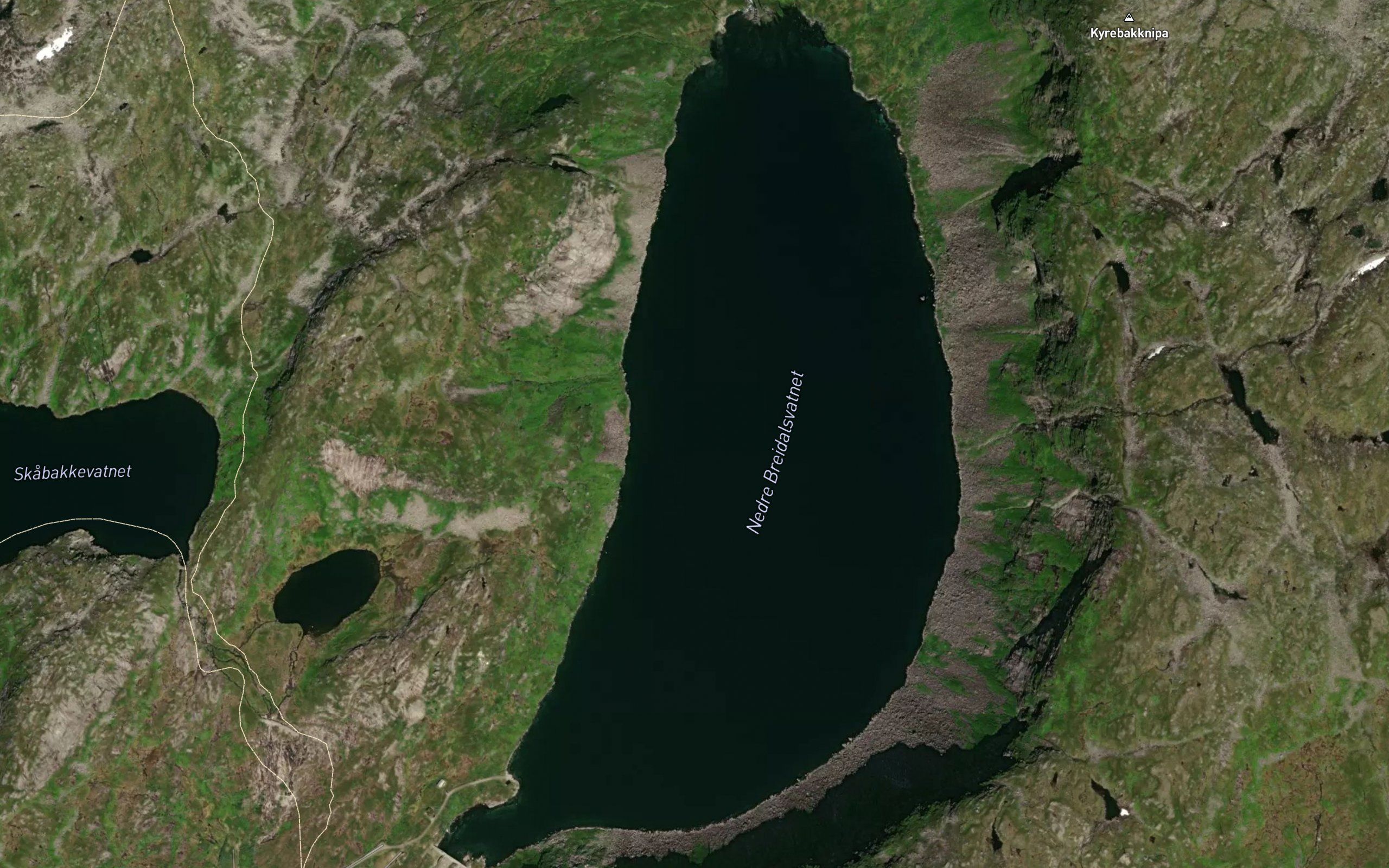 Breiddalsvatnet,nedre