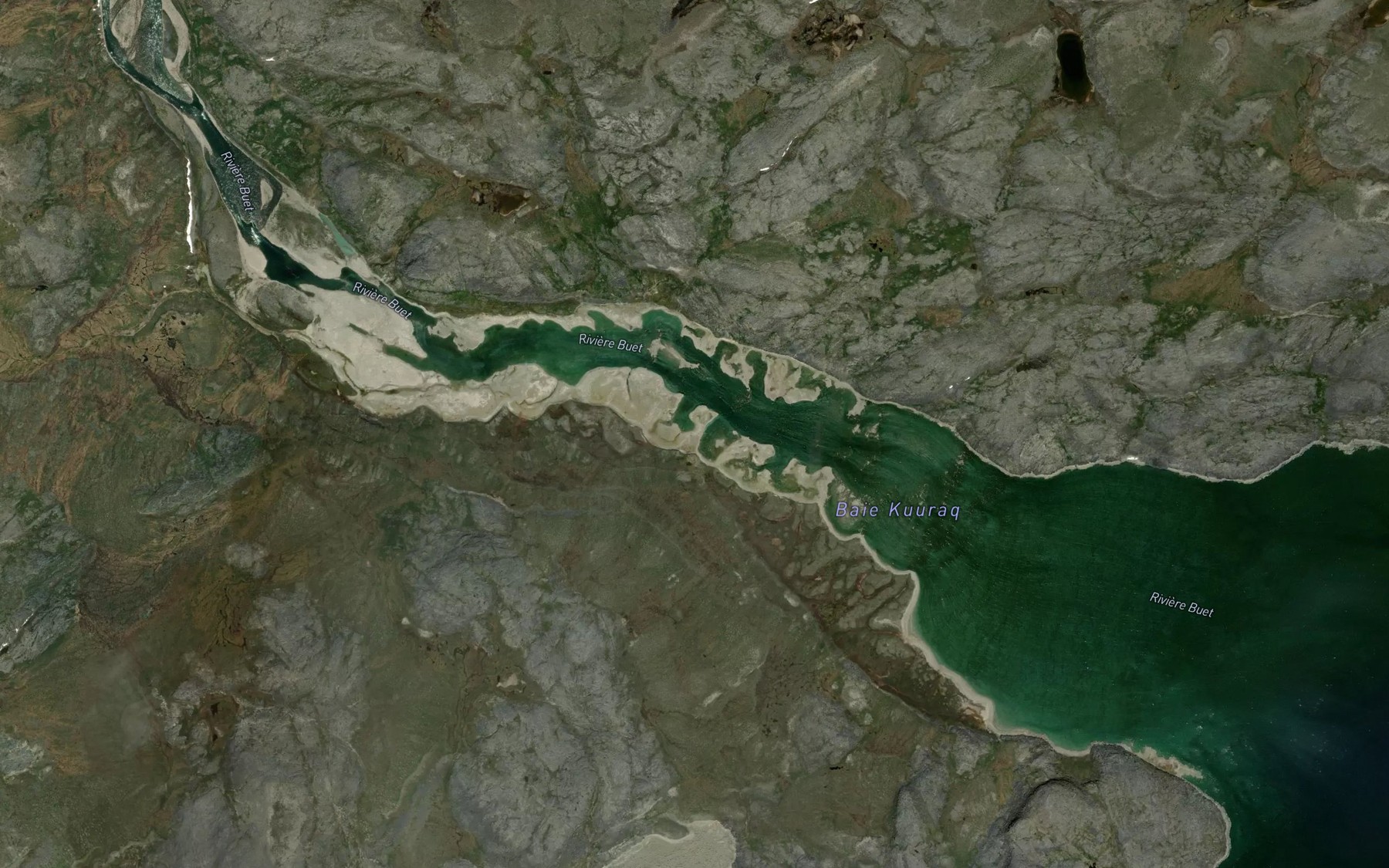 Satellite map of the Baie Kuuraq