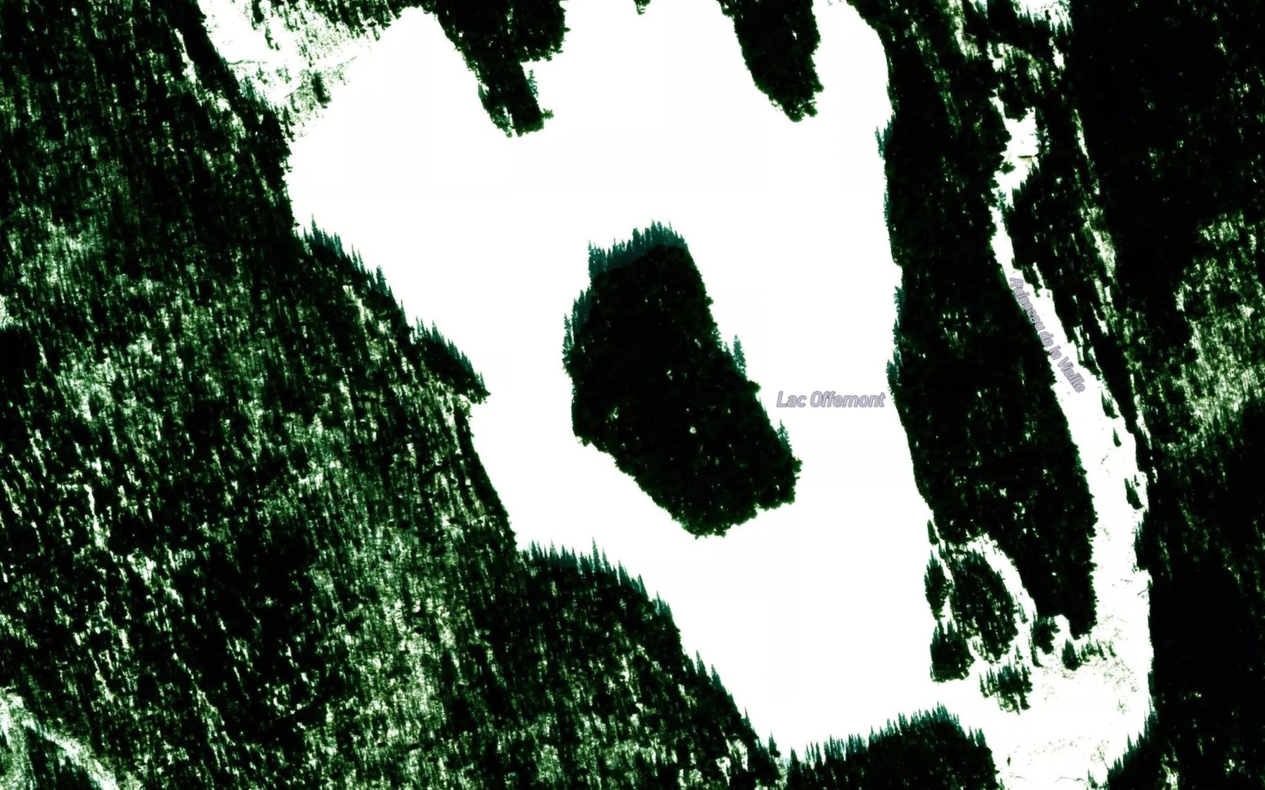 Satellite map of the Lac Offemont