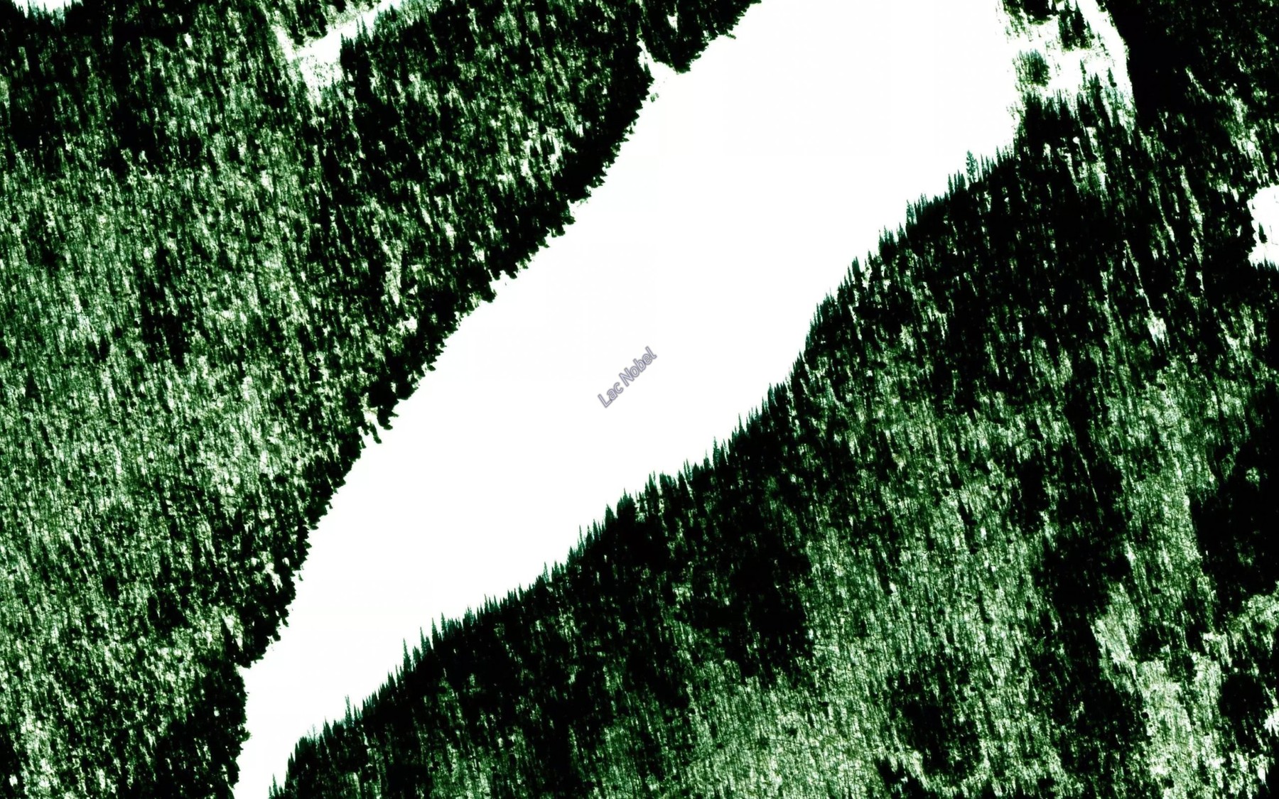 Satellite map of the Lac Nobel