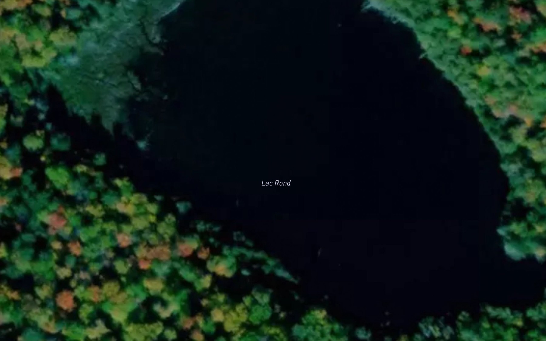 Satellite map of the Lac Rond