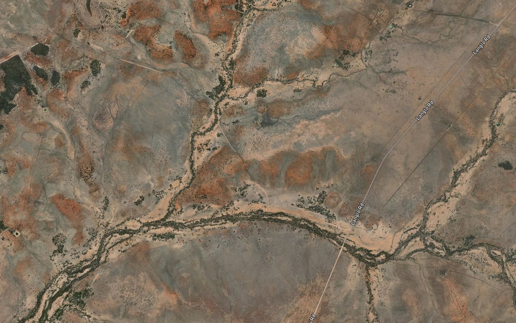 Satellite map of the Eclipse Creek