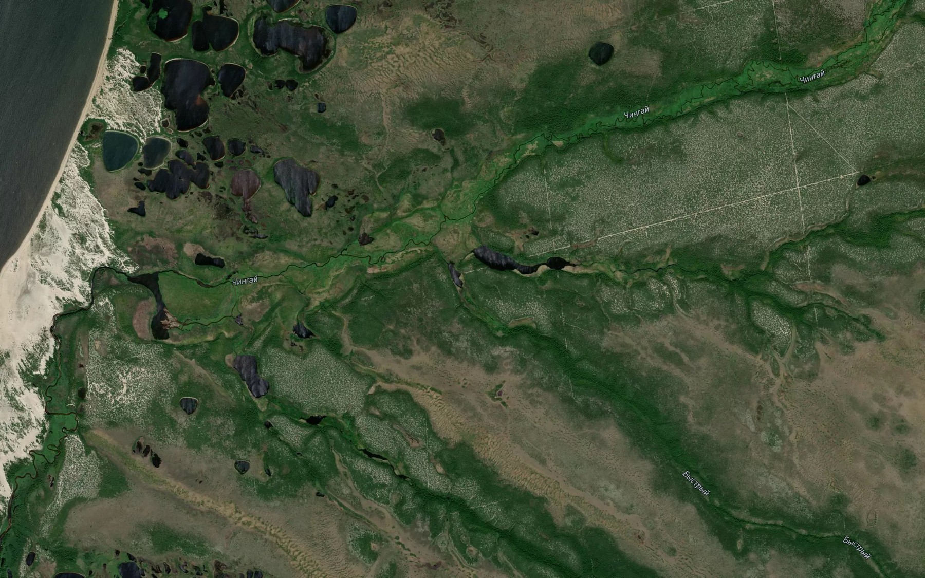 Satellite map of the Bystryy