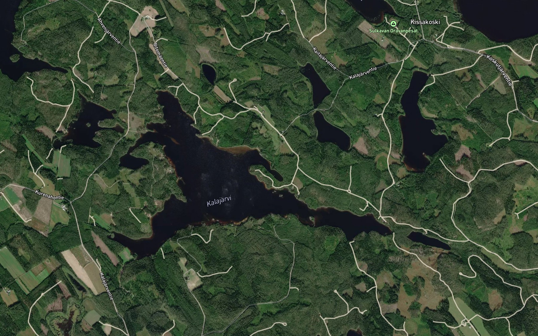 Satellite map of the Likolahti