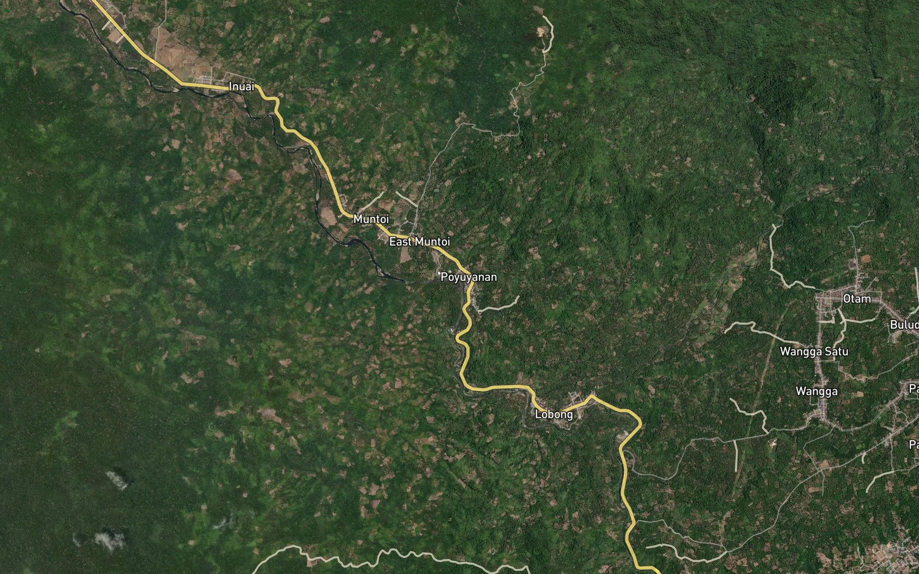 Satellite map of the Tapa Mutandoy