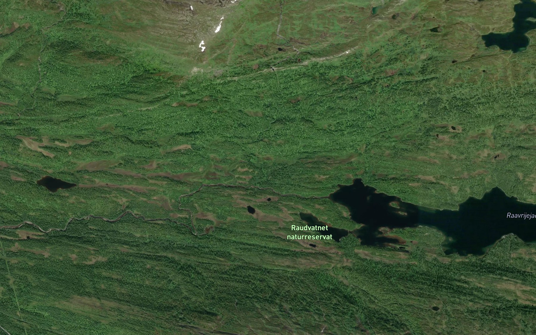Satellite map of the Lars Olsabekken