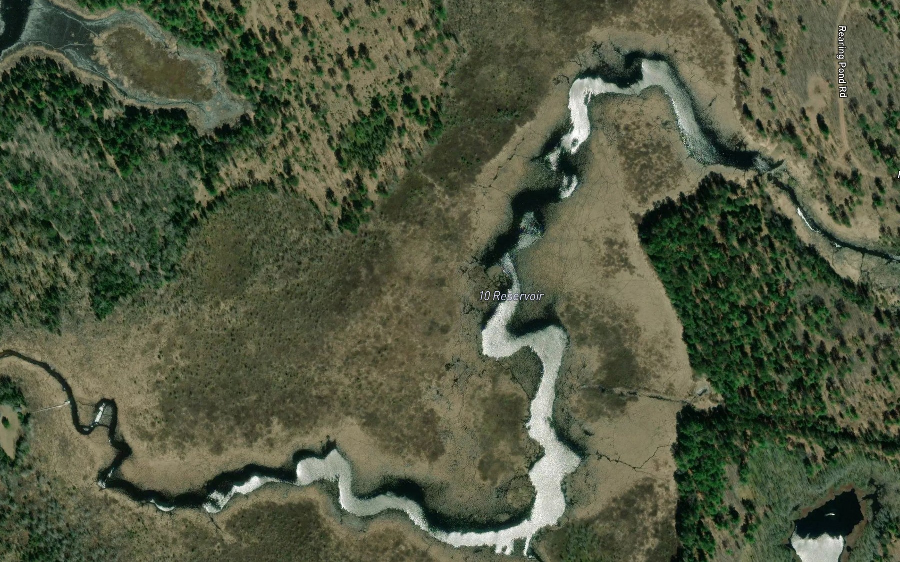 Satellite map of the 10 Reservoir