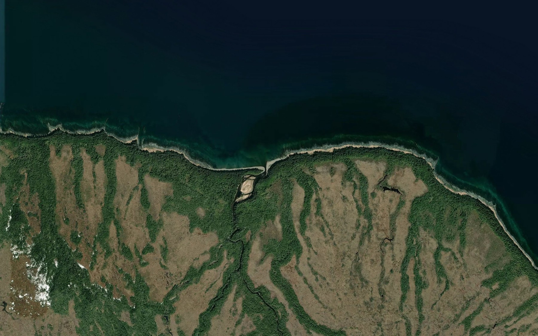 Satellite map of the Big Creek