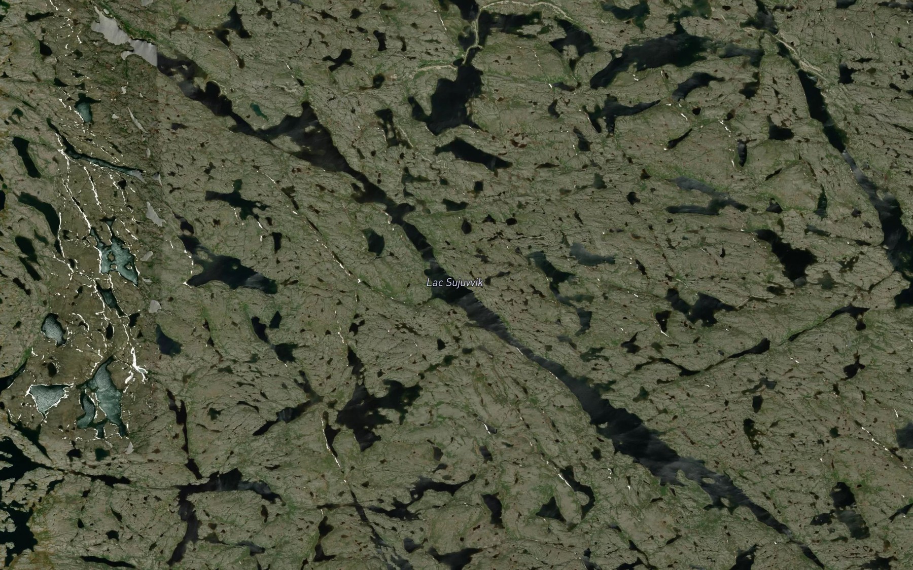 Satellite map of the Lac Sujuvvik