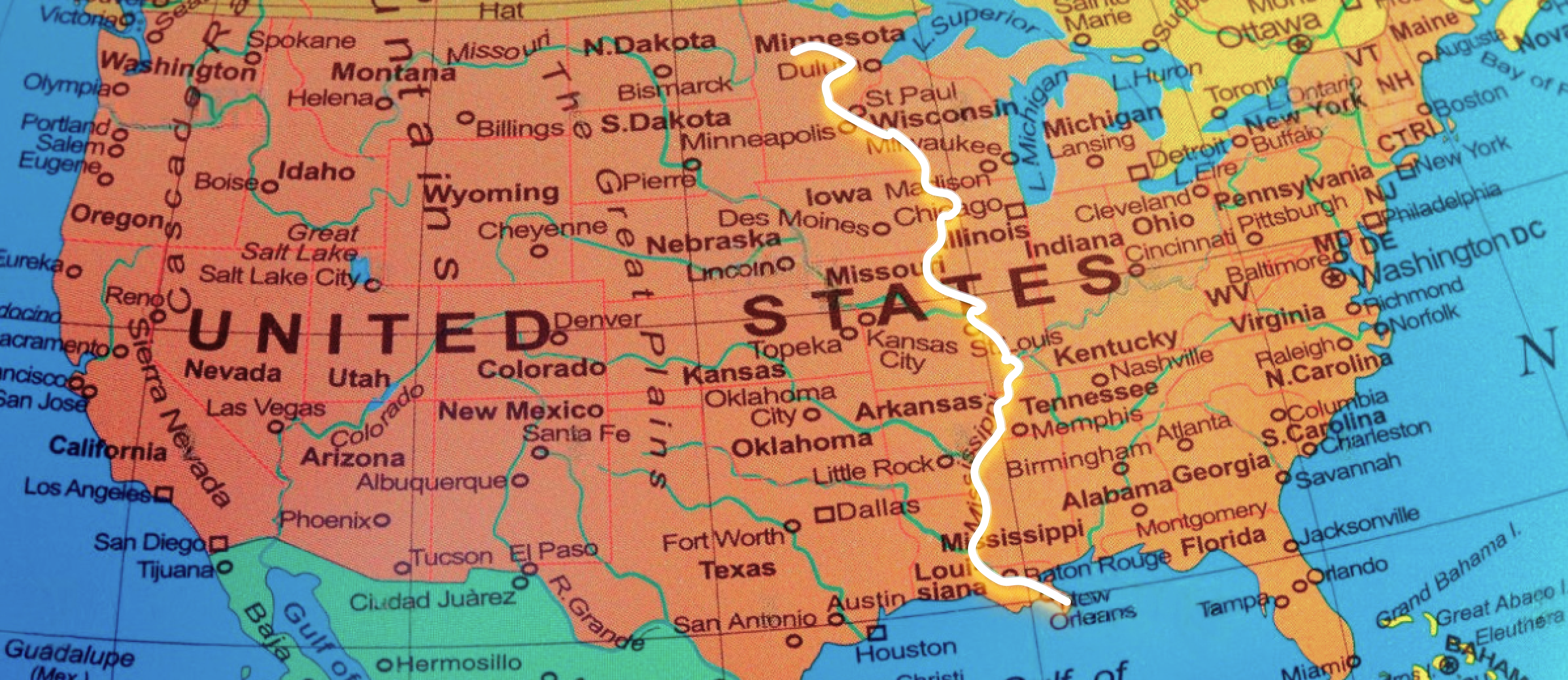 Length of Mississippi River